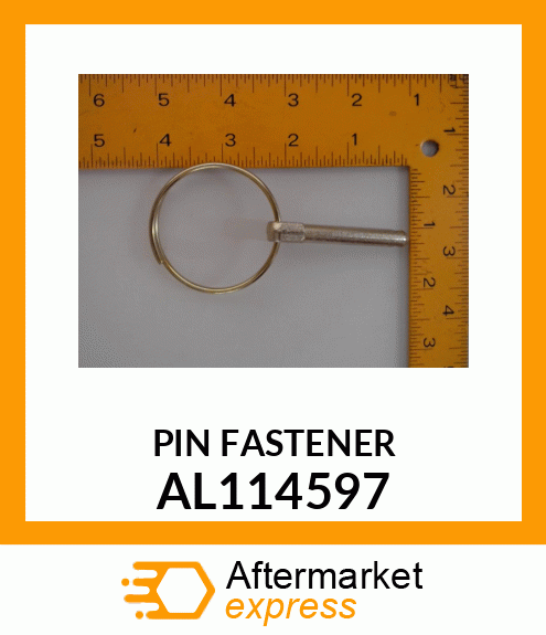 PIN FASTENER, RING LOCKED PIN AL114597