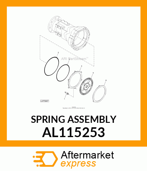 SPRING, RETURN COMPRESSION AL115253