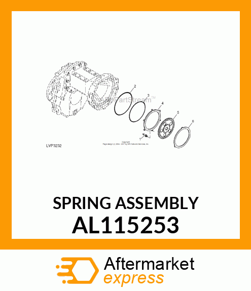 SPRING, RETURN COMPRESSION AL115253