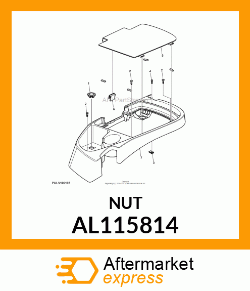 NUT,SPRING M5,ADJUSTABLE,SELF LOCKI AL115814