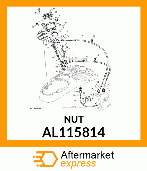 NUT,SPRING M5,ADJUSTABLE,SELF LOCKI AL115814