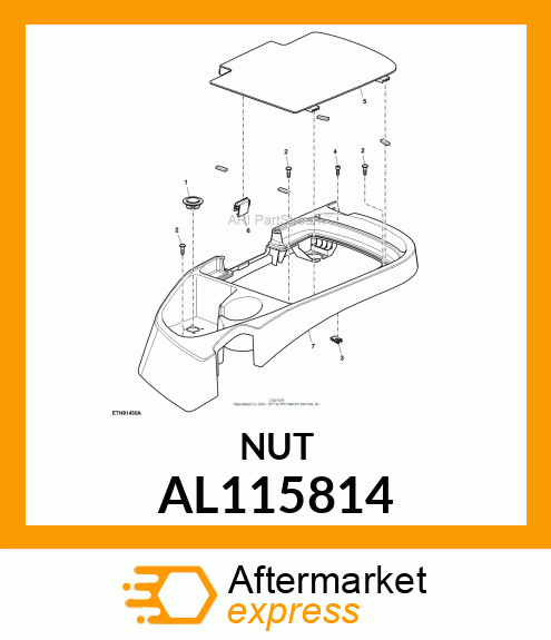 NUT,SPRING M5,ADJUSTABLE,SELF LOCKI AL115814