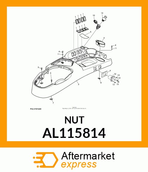 NUT,SPRING M5,ADJUSTABLE,SELF LOCKI AL115814