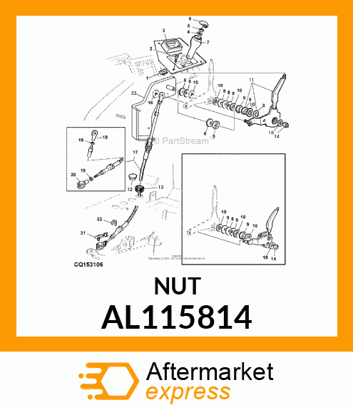 NUT,SPRING M5,ADJUSTABLE,SELF LOCKI AL115814