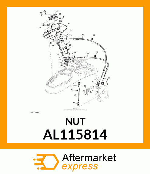 NUT,SPRING M5,ADJUSTABLE,SELF LOCKI AL115814