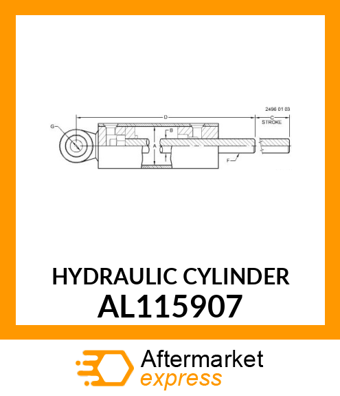 CYLINDER ASSY.,RH,SFA AL115907