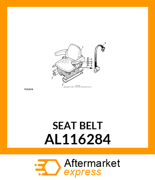 Seat Belt - SICHERHEITSGURT AL116284