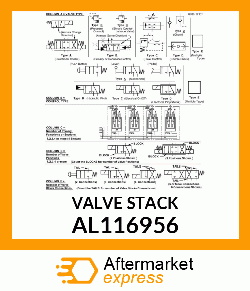 VALVE HSG. (92/250 BAR) MW31 AL116956