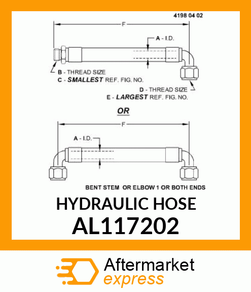 HYDRAULIC HOSE AL117202