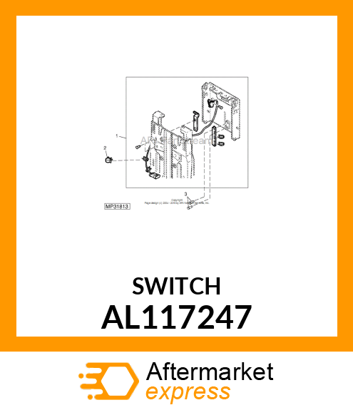 SWITCH,SEAT,ASSY. AL117247