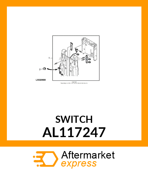 SWITCH,SEAT,ASSY. AL117247