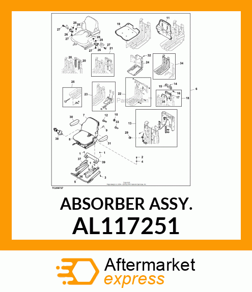 ABSORBER ASSY. AL117251