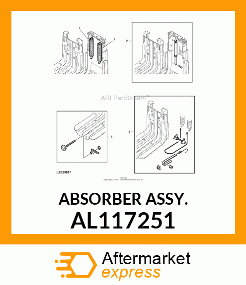 ABSORBER ASSY. AL117251