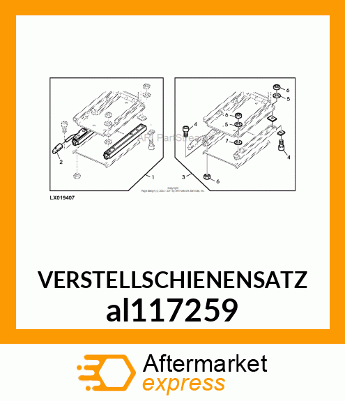 VERSTELLSCHIENENSATZ al117259