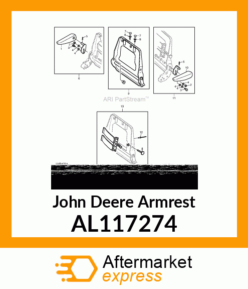 ARMREST AL117274