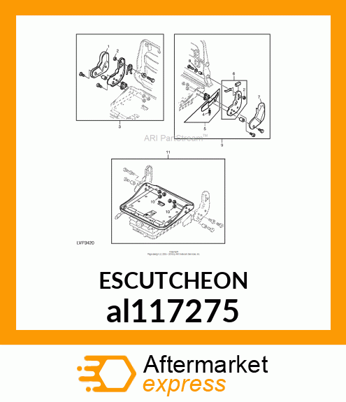 ESCUTCHEON al117275