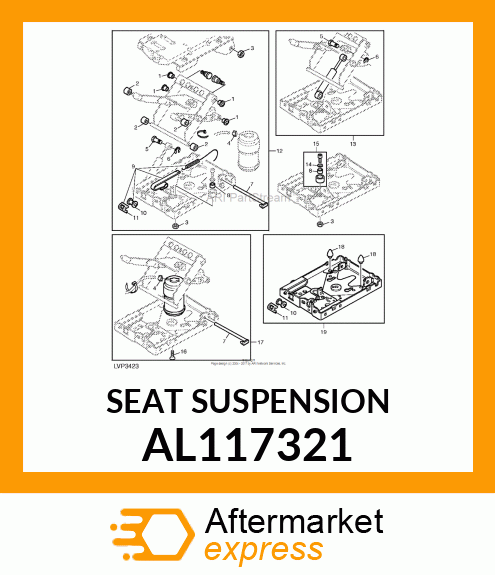 SEAT SUSPENSION AL117321