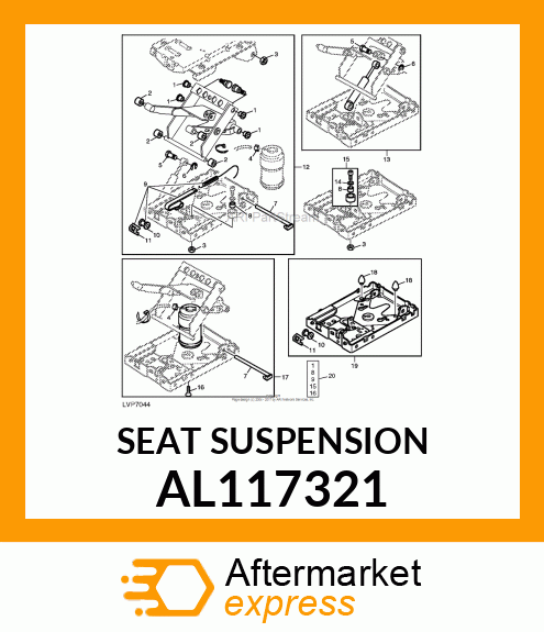 SEAT SUSPENSION AL117321