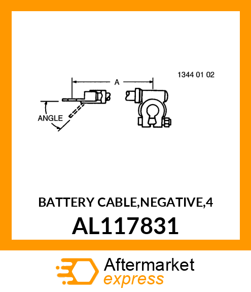 BATTERY CABLE,NEGATIVE,4 AL117831