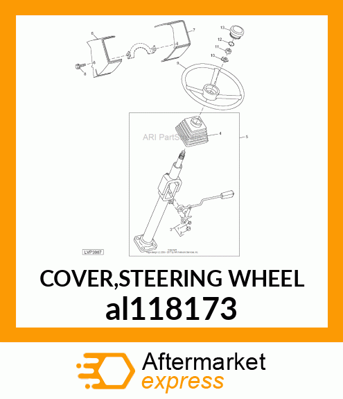 COVER,STEERING WHEEL al118173