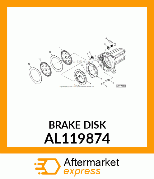 BRAKE DISK AL119874