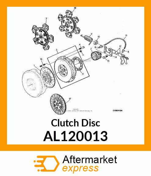 CLUTCH DISK AL120013