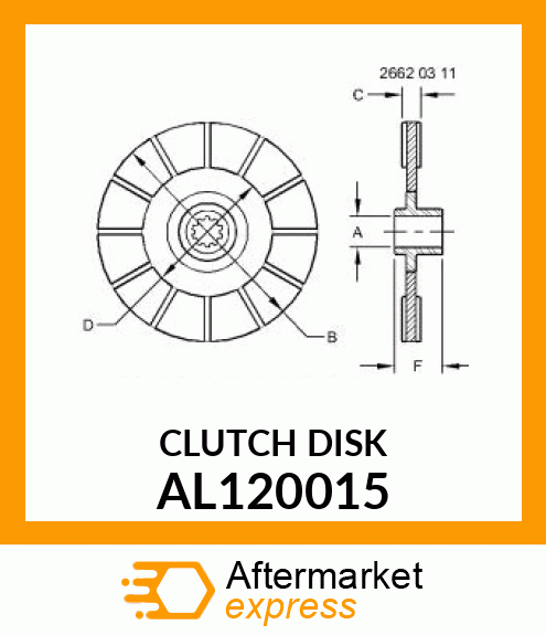 CLUTCH DISK AL120015