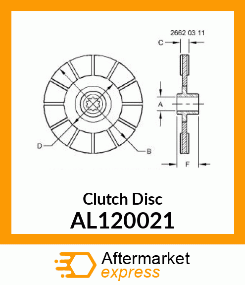 CLUTCH DISK AL120021
