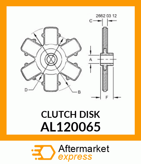 CLUTCH DISK AL120065