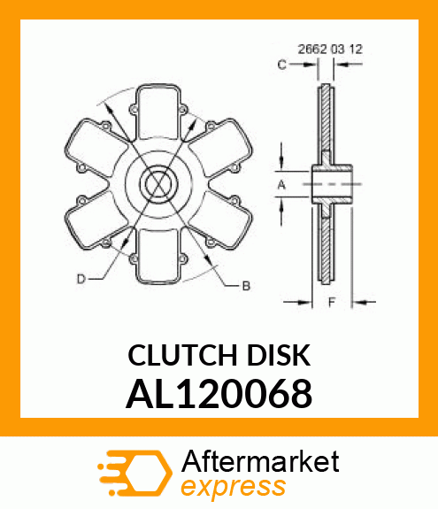 CLUTCH DISK AL120068