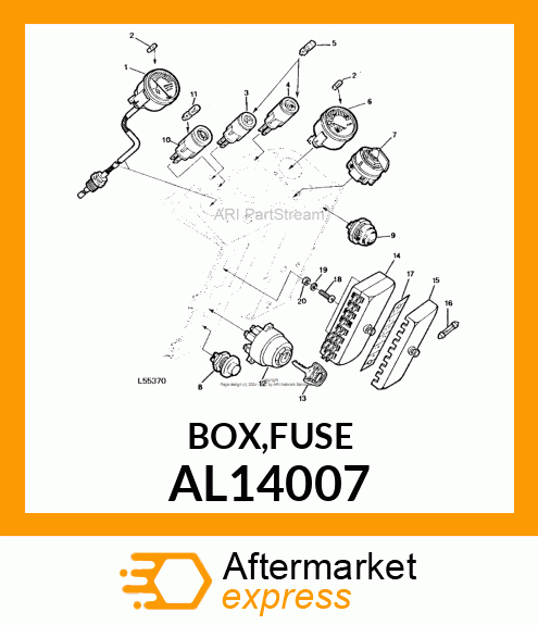 BOX,FUSE AL14007