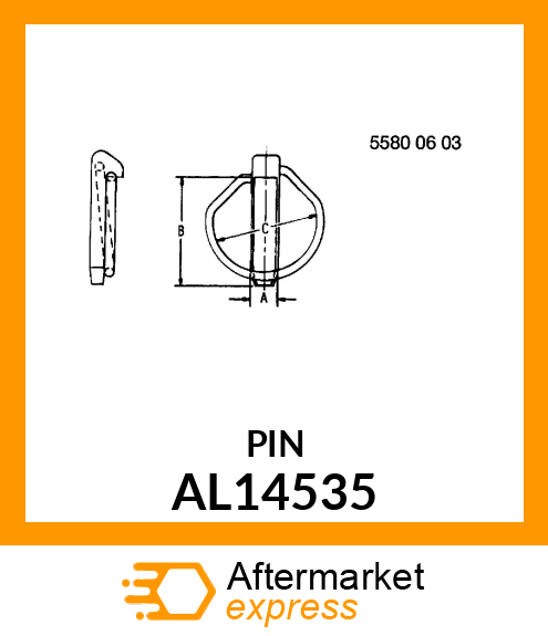 QUICK LOCK PIN 12 X 75 DIN11023 AL14535