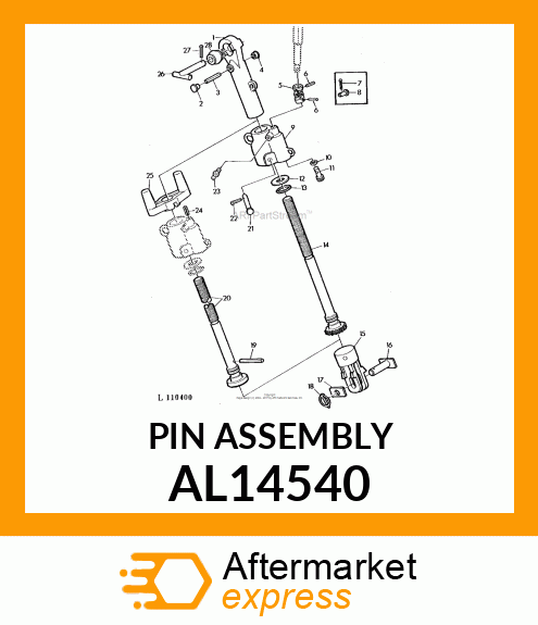 QUICK LOCK PIN , ST60 AL14540