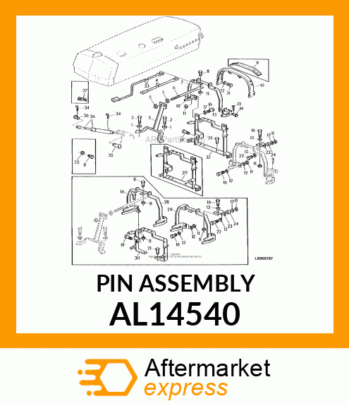 QUICK LOCK PIN , ST60 AL14540