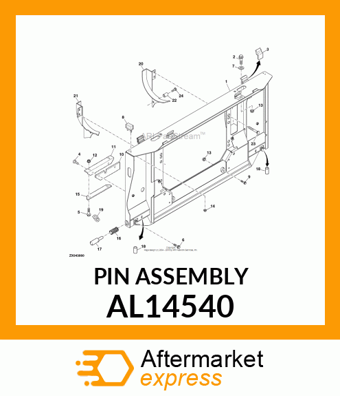 QUICK LOCK PIN , ST60 AL14540