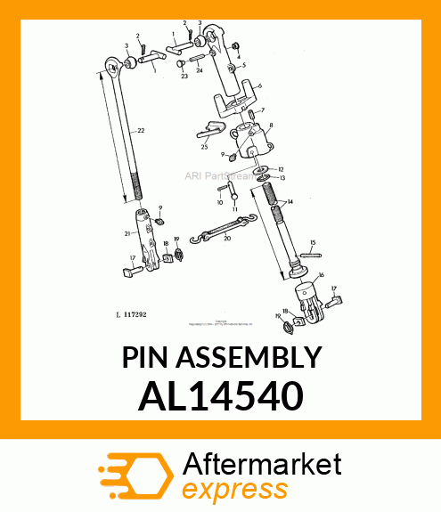 QUICK LOCK PIN , ST60 AL14540