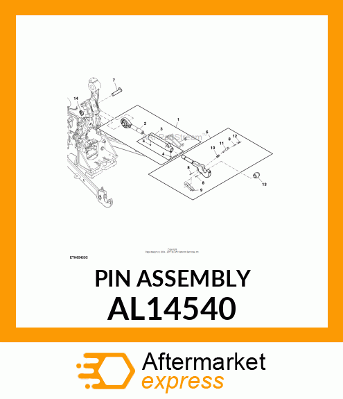 QUICK LOCK PIN , ST60 AL14540