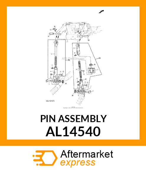 QUICK LOCK PIN , ST60 AL14540