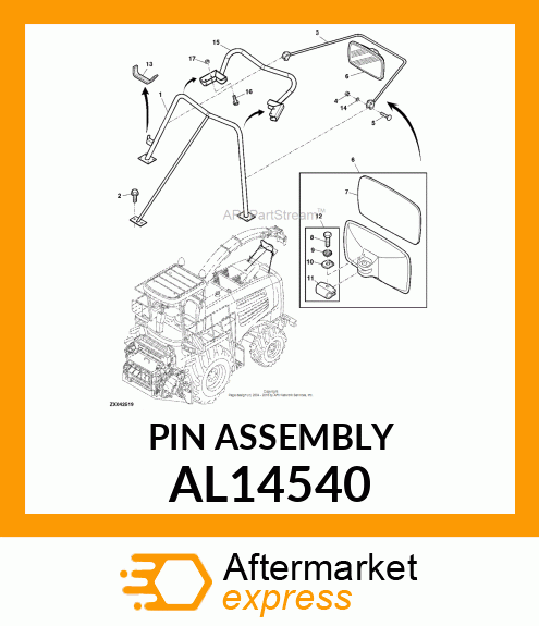 QUICK LOCK PIN , ST60 AL14540