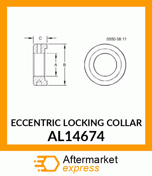 ECCENTRIC LOCKING COLLAR AL14674