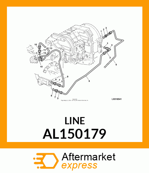 SERVICE KIT, LINE AND HOSE AL150179