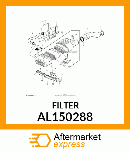 SAFETY ELEMENT AIR FILTER TUP21 AL150288