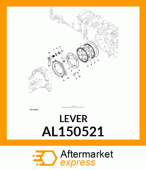 LEVER, ASSY. LH AL150521