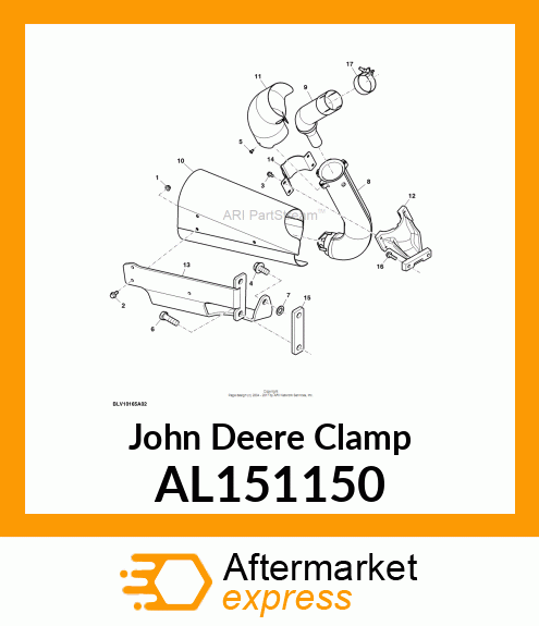 CLAMP, CLAMP ASSY. AL151150