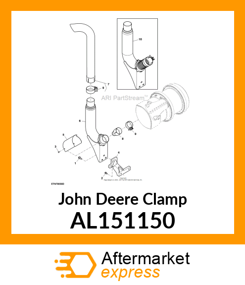 CLAMP, CLAMP ASSY. AL151150