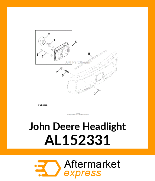 HEADLIGHT FARM AL152331