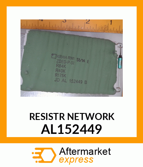 RESISTOR NETWORK, WITH PTC FUSE, AS AL152449