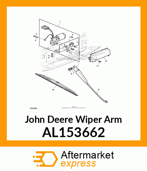 WIPER ARM AL153662