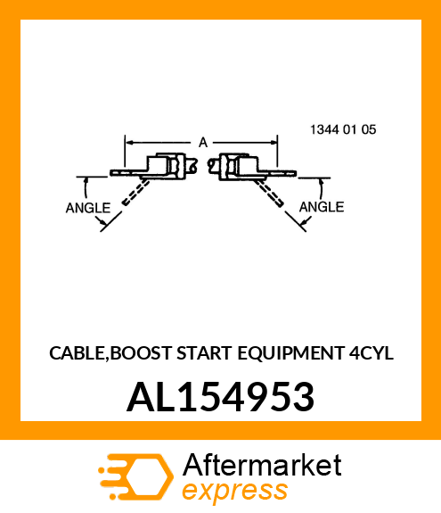 CABLE,BOOST START EQUIPMENT 4CYL AL154953