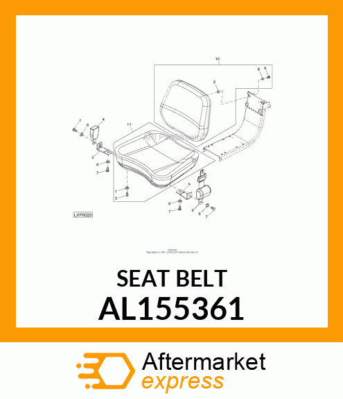 Seat Belt - SEAT BELT, SEAT BELT ASSY. (SUPPLI AL155361